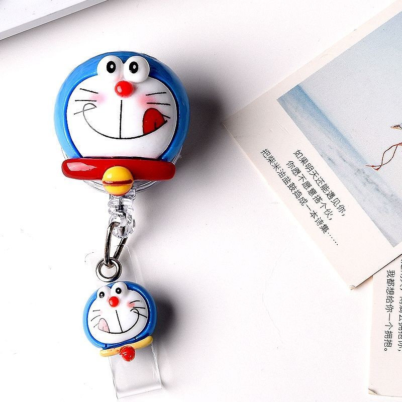 [Gaoyan Luminous] Lingna Belle ins Simple Retractable Easy-Pull Buckle Nurse Doctor Badge Clip Work ID Card Holder ราคา ถูกที่สุด ดีลบีเคเค แกลเลอรีภาพที่ 5