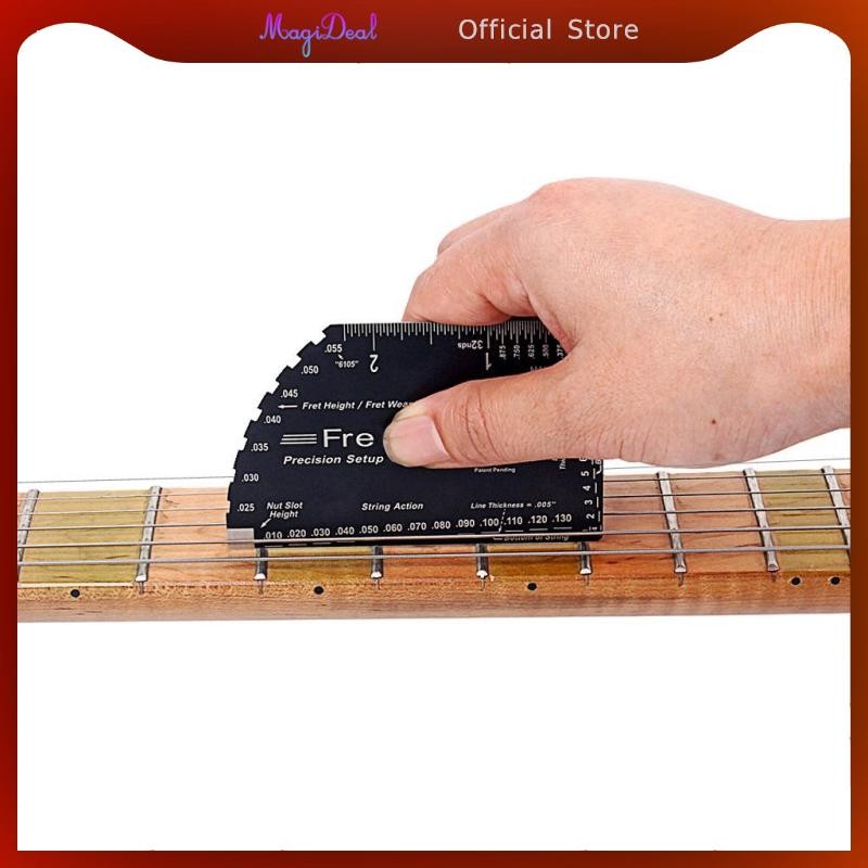 [MAGIDEAL] Guitar Set Up Luthier Tool for Electric Bass and Acoustic Guitar Gauge Ruler