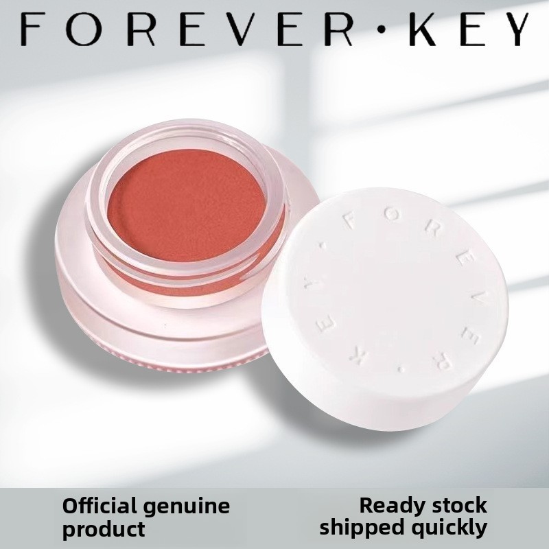 Foreverkey New Blush Cream Mud Flag ของแท้ผู้หญิงใหม่ Nude แต่งหน้า Natural Highlight Brightening
