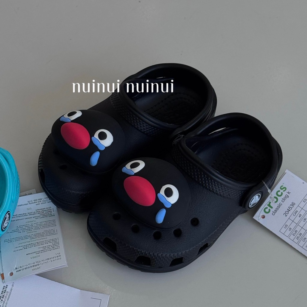 สไตล์เกาหลีอินตลกน่ารักเพนกวินรองเท้าดอกไม้หลุมรองเท้าอุปกรณ์เสริมที่ถอดออกได้ทําเองรองเท้าหัวเข็มขัดอุปกรณ์เสริมหัวเข็มขัดรองเท้าแตะน่ารักตกแต่งสาม - รูปที่ 4