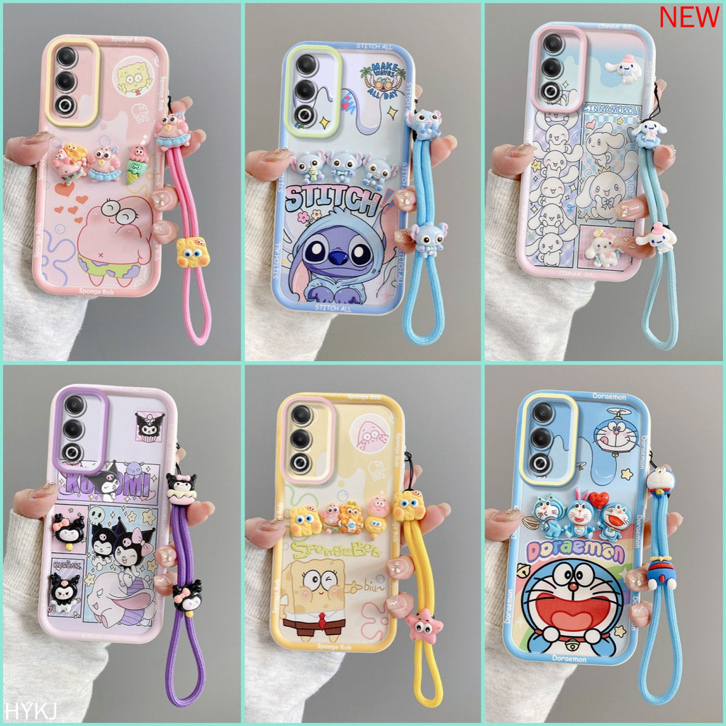 เคส OPPO A3 PRO 5G Anti fall อะนิเมะการ์ตูน TPU ซิลิโคนอ่อนนุ่ม 3D เคสโทรศัพท์น่ารัก XXLK