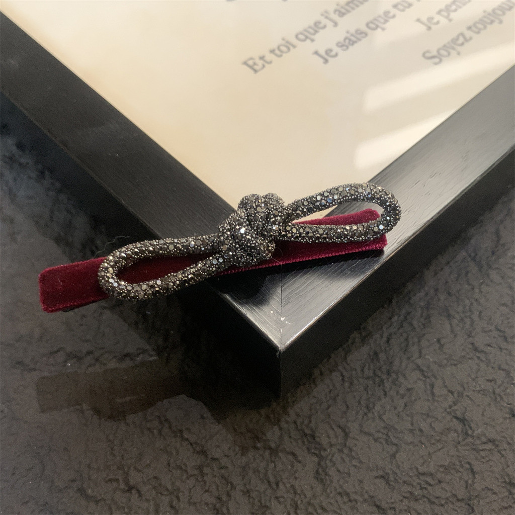 เก็บผมสไตล์เกาหลี Hairpin แบบ All-Match พร้อมเพชรเต็มด้านข้าง Duckbill Clip สำหรับคนชอบแฟชันและInfluencer ราคา ถูกที่สุด ดีลบีเคเค แกลเลอรีภาพที่ 8