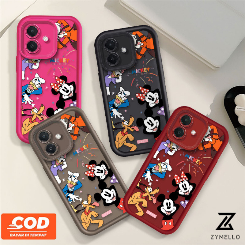 เคสโทรศัพท์ OPPO A3X A3 Pro A80 A60 A79 A58 A18 A17 A57 2022 4G A78 A5S A12 Disney Mickey donald Duck เคสโทรศัพท์ TPU กันกระแทก