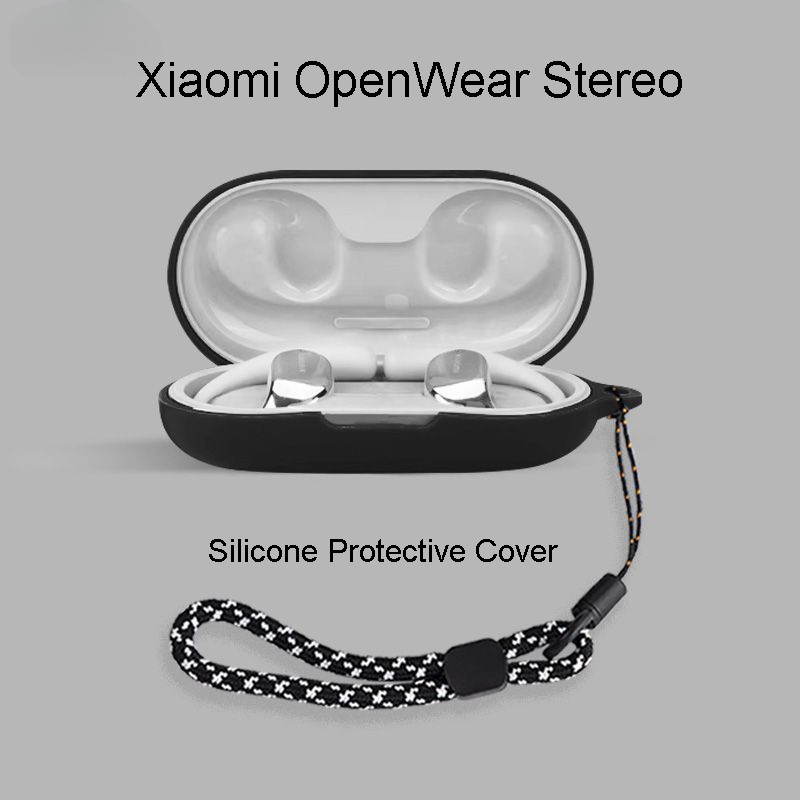 เคสหูฟังสําหรับ Xiaomi OpenWear Stereo, ฝาครอบหูฟังซิลิโคนเหลว