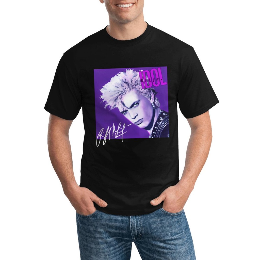 ออกแบบแรงบันดาลใจ Tees สําหรับผู้ชาย Billy Idol Whiplash Smile Song