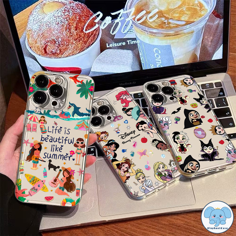 การ์ตูนเจ้าหญิงสาวเคส VIVO Y11 Y17s Y15 Y17 Y36 Y12 Y20i Y22 Y15s Y21 Y16 Y30 Y91C Y35 Y50 Y51 Y30i Y91 มิกกี้เมาส์เคส