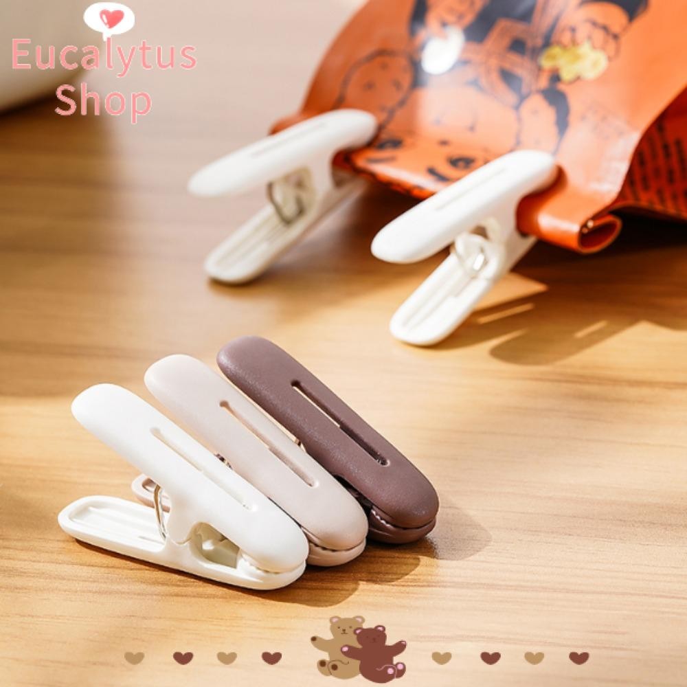 Eucalytus1 คลิปปิดผนึกพลาสติก, ที่หนีบอบแห้งอากาศพลาสติกหลากสี, ซีล PP ที่ใช้งานได้จริง คลิปปิดผนึกมัลติฟังก์ชั่นเสื้อผ้า – โปรปัง