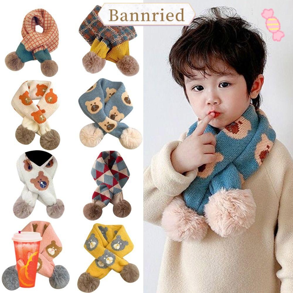 Bannriedsg989 ชายหญิงถักผ้าพันคอ, Snap Fastener กันลมความร้อนคออุ่น,แฟชั่นหนา Bib การ์ตูนสกีผ้าพันคอรถจักรยานยนต์ฤดูใบไม้ร่วงฤดูหนาว