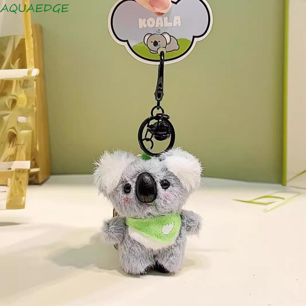 Aquaedge พวงกุญแจตุ๊กตาโคอาล่า, ตุ๊กตาการ์ตูน Koala Windup ของเล่นตุ๊กตา, Charms Furry Soft Creative Koala จี้ตุ๊กตาของขวัญวันเกิด