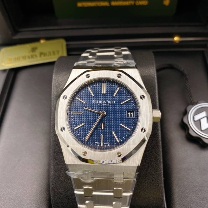 นาฬิกา AP  ROYAL OAK Ref  15500 งาน Top Swiss โรงงาน zf ใส่สลับแท้ ตรงปก สินค้าพร้อมส่งครับ