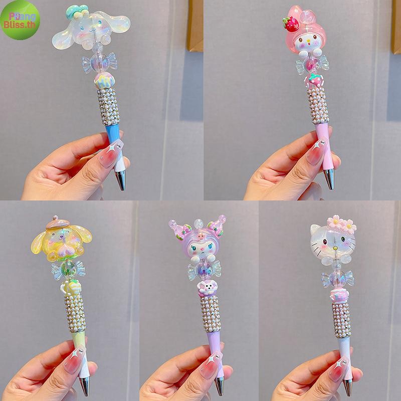 Publiss Kawaii ประกายเพชร Rotag ปากกาเจลการ์ตูนน่ารักอะนิเมะ Neutral ปากกาแฟชั่นลูกปัดปากกาลูกลื่นอุปกรณ์การเรียนของขวัญ TH