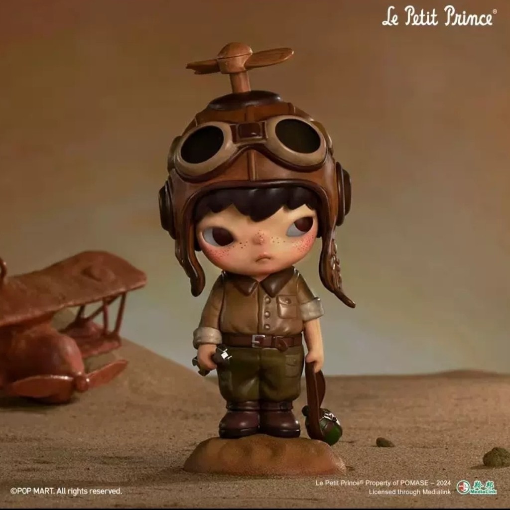 Popmart อย่างเป็นทางการ Hirono The Little Prince Ono Joint Series ตุ๊กตาซ่อน Hand-made อินเทรนด์เล่นของขวัญวันเกิดเครื่องประดับของเล่น