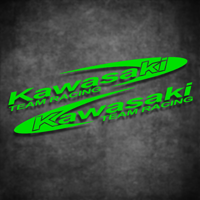 Kawasaki Ninja ZX-10R/6r Fleet โลโก้รถจักรยานยนต์มอเตอร์สติ๊กเกอร์การปรับเปลี่ยนจักรยาน Decals กันน้ําสติกเกอร์กันชนสะท้อนแสง