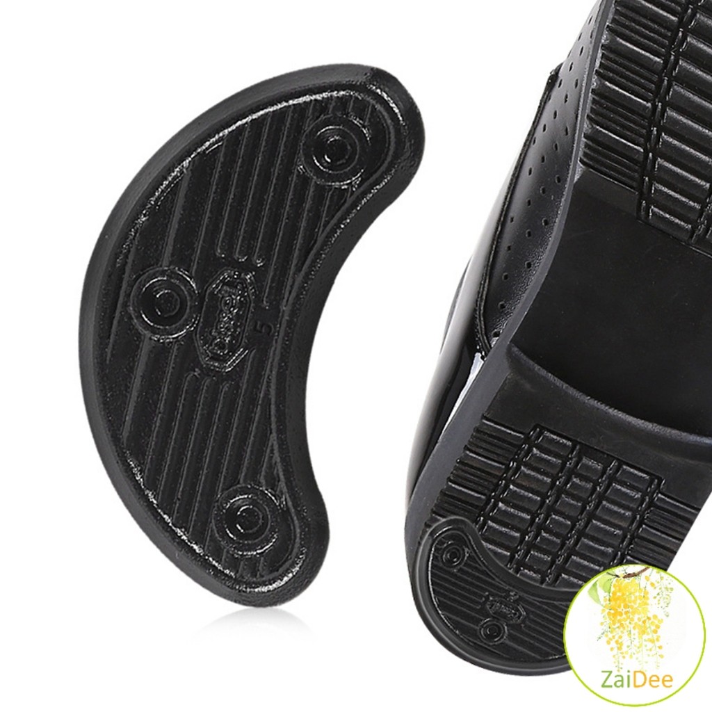 ยางกันสึกรองเท้า เกือกม้าติดรองเท้า แบบพลาสติกอ่อน ขายเป็นคู่ Sole Heel Repair Pad