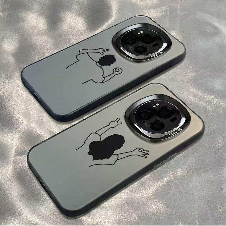 รูปแบบคู่สาวสาวง่าย ๆ สำหรับ เคสRedmi 12 10A 13 9A 12C 10C 9 10 A2 A1 9T 9C NFC Note 12 8 10 13 9 11 Pro Max Mi 11 Lite