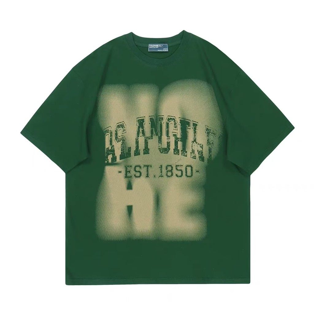 (จัดส่งตลอด 24 ชั่วโมง)Woo Right มีหลายสี ใหม่ เสื้อยืดลําลอง แขนสั้น พิมพ์ลายตัวอักษร สีเขียว สําหรับผู้ชาย ผู้หญิง 142