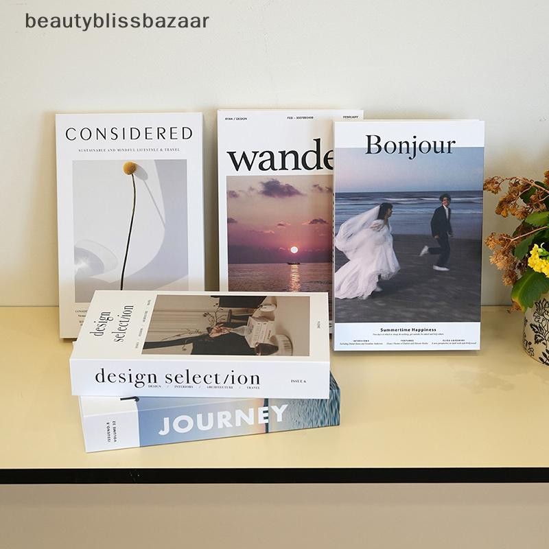 [beautyblissbazaar] หนังสือปลอมแฟชั่น ตกแต่งห้องนั่งเล่น ตกแต่งบ้าน จําลองความงาม ห้องเครื่องประดับ [TH]