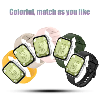 สายรัดซิลิโคนเดิมสำหรับนาฬิกา Huawei Watch Fit 5 4 3 / 5 4 Pro สายรัดข้อมือสมาร์ทวอท์ชนุ่มเข็มขัดกีฬาสำหรั อุปกรณ์เสริม