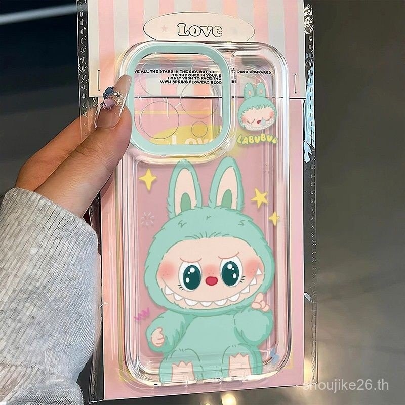 เคสมือถือผ้าแร็บสีเขียวสำหรับ iPhone 11 12 13 PRO MAX 14 15 7 8 plus SE 2020 XR x XS MAX mah0