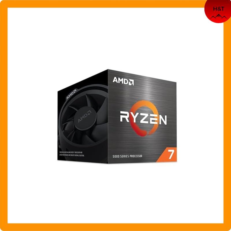 AMD CPU Ryzen 7 5700 with Wraith Spire Cooler AM4 3.7GHz 8-core / 16-thread 20MB 65W Official Resell