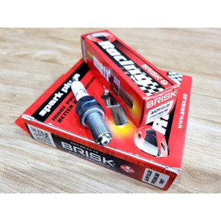 หัวเทียน Brisk ตัว Top 4 เขี้ยว ใส่ PCX150 Wave Ninja300 CB6…