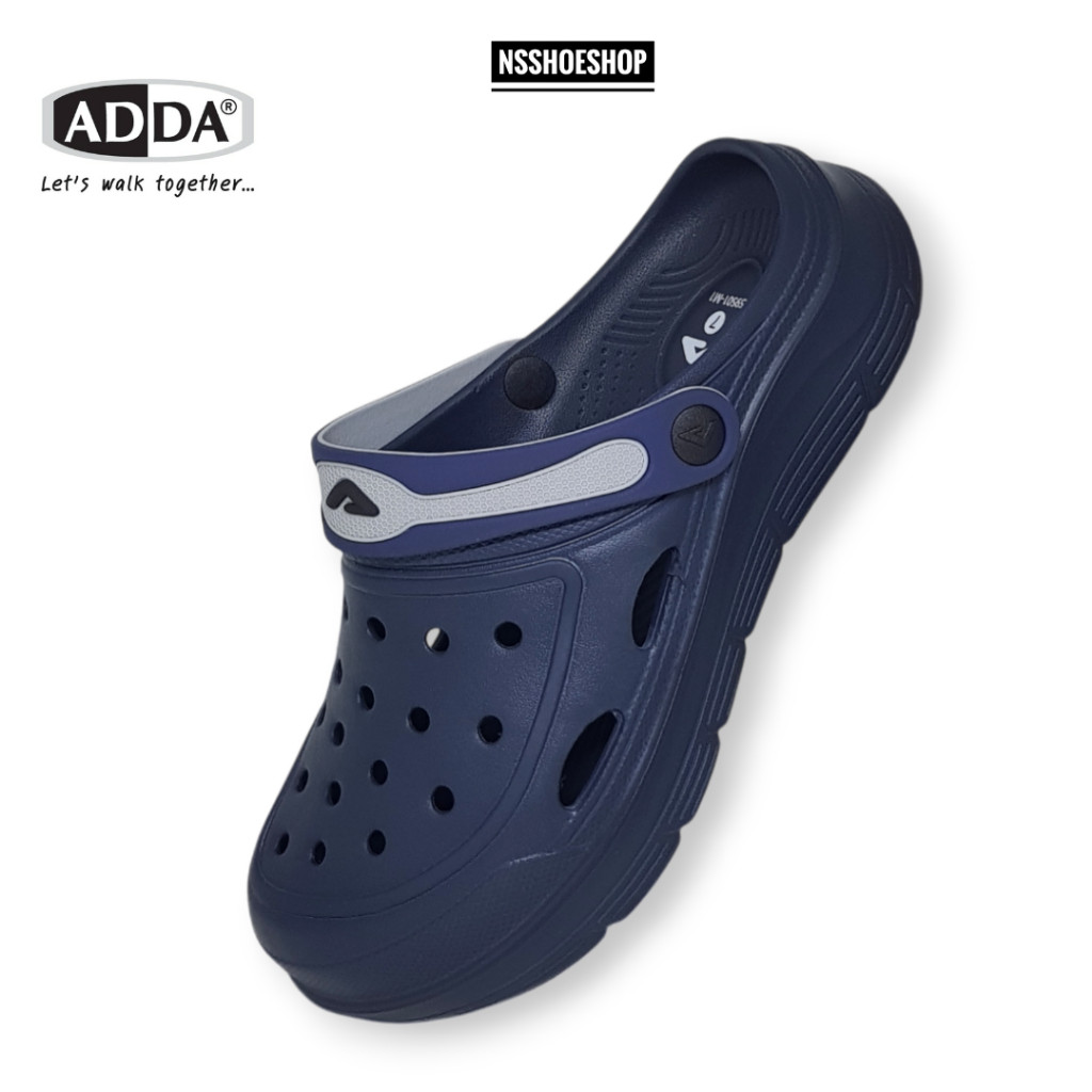 [พร้อมส่ง] ADDA 59S01 รองเท้าแตะ CLOG รองเท้าลำลอง สำหรับผู้ชาย แบบสวมหัวโต แบบสวม size 7-10