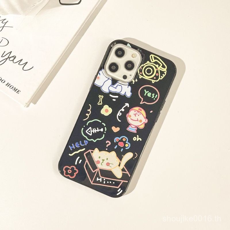 เคสมือถือ Apple 15PROMAX อะนิเมะสำหรับ iPhone 14เคสเจลลี่11/12pro 7/8plus16promax py1u