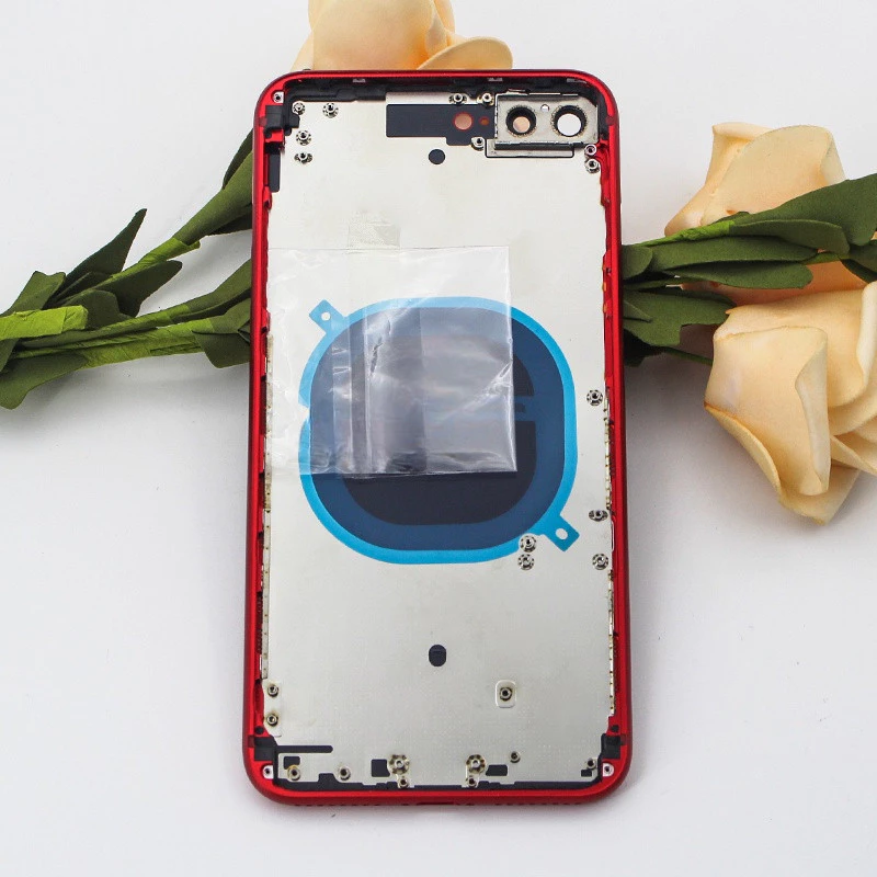 ใหม่ เคสแบตเตอรี่ ด้านหลัง กรอบกลาง และถาดซิม ไม่มีสายแพ สําหรับ iphone 8 8 Plus thumbnail 5