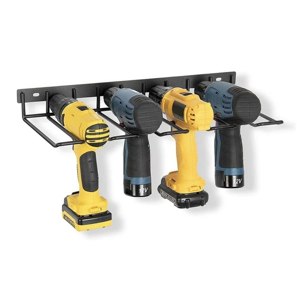 Blazespark Hand Power Tool Organizer Rack,ติดผนังHeavy Dutyลอยตู้เครื่องมือ,ทนทานสีดํา40ซม.เหล็กสว่านไฟฟ้าเครื่องมือชั้นวางบ้าน