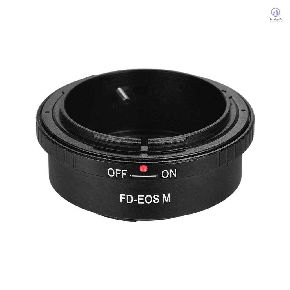 Fd-eos M เลนส์อะแดปเตอร์แหวนสําหรับ Canon FD เลนส์ Canon EOS M Series กล้องสําหรับ Canon EOS M M2 M3