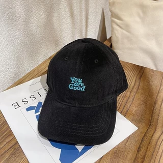 Miss_J พร้อมส่งจากกทม🎀หมวกปักตัวอักษรสไตล์เกาหลี Ins Cap แฟชั่นย้อนยุค