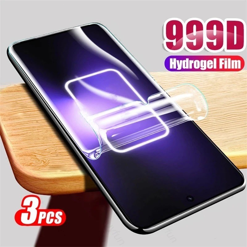 VivoY300 Y300Pro Y300Plus Y300 + 3 ชิ้น 900D Full Cover HD Clear Soft Hydrogel ฟิล์มสําหรับ vivo Y30