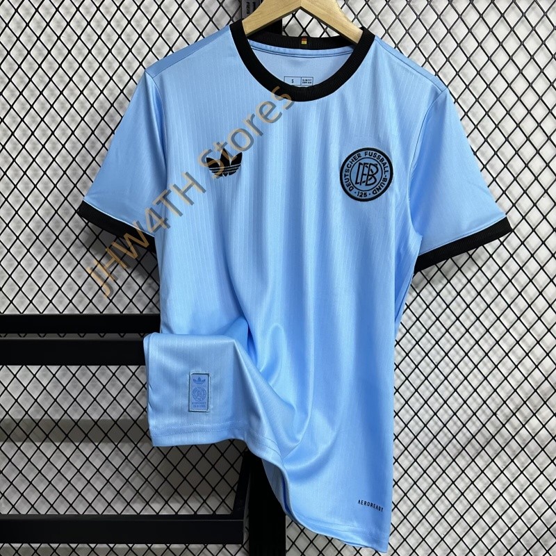 Fan Version 25/26 Germany 125th Anniversary เสื้อผู้รักษาประตู เสื้อฟุตบอลสีน้ําเงิน