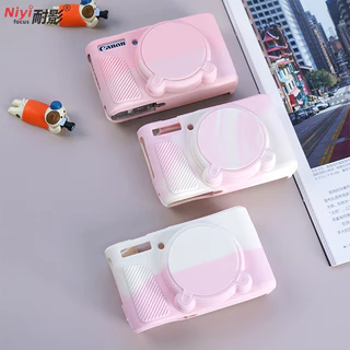 เคสซิลิโคนสําหรับ Canon G7x3 G7X2 SX740 SX730 Soft Casing Protector ฝาครอบกล้องกรณี Canon G7X II G7X III G7X Mark II III SX740