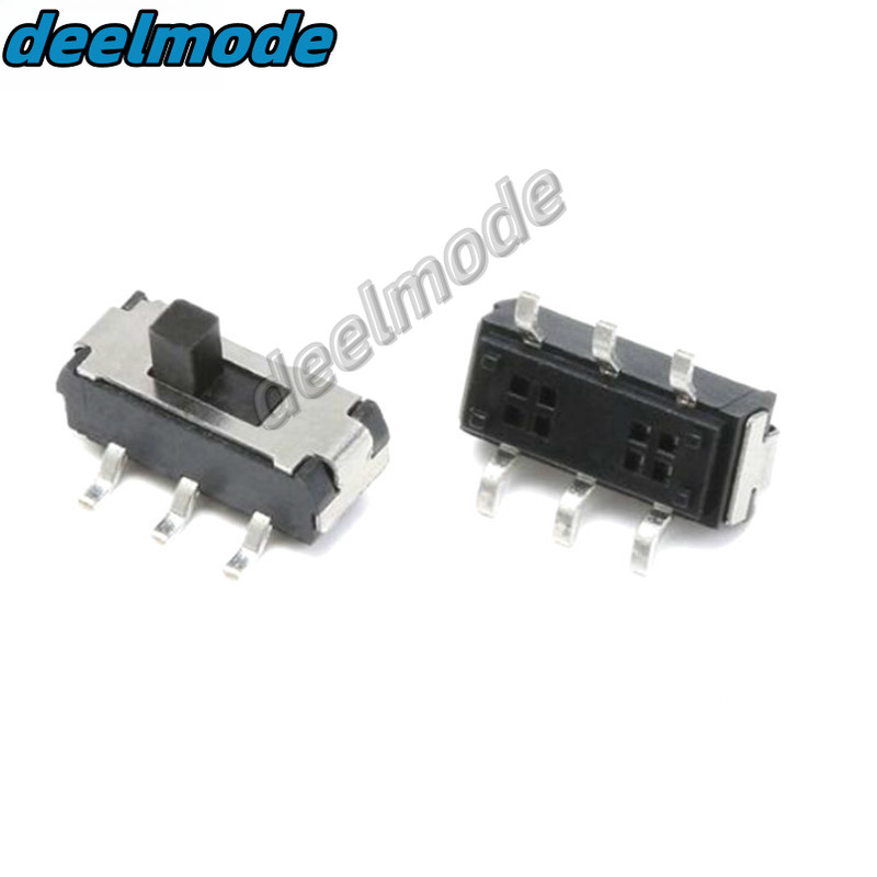 10pcs MSS22D18 MINI Miniature SMD สไลด์สวิทช์ 6Pin ความยาวจับ 2 มม.สลับสวิทช์