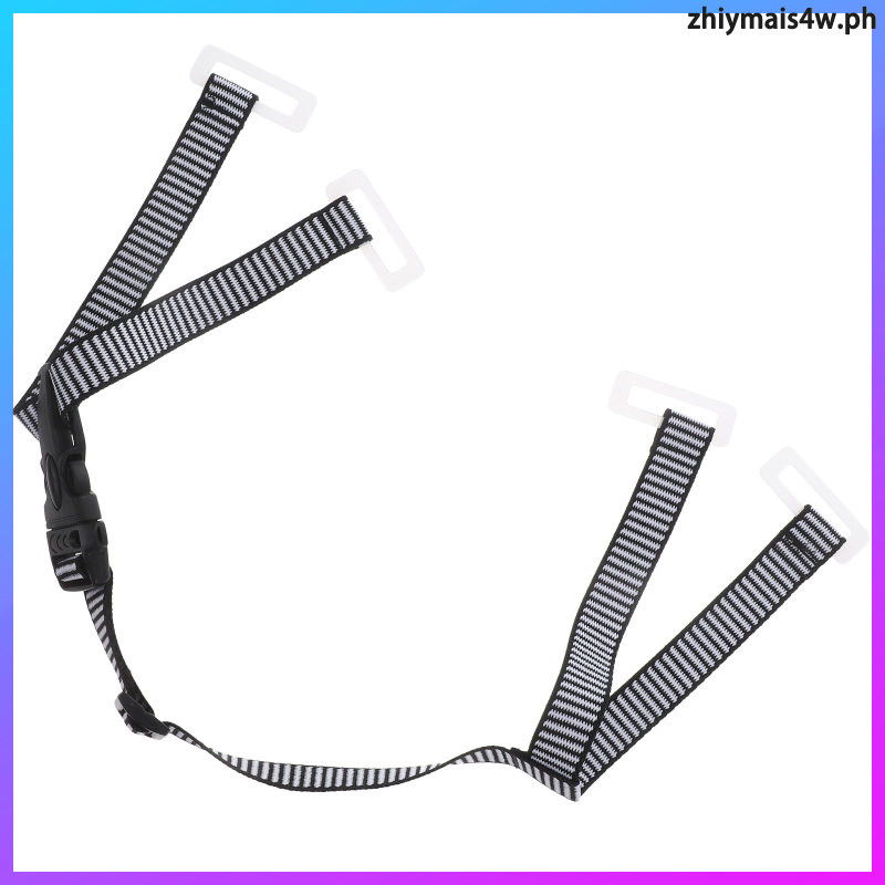 อะไหล่เข็มขัด Hockey Helmet Chin Strap Safety Accessories Y-shaped Four-point (สีดํา) 1pcs 32.00X26.