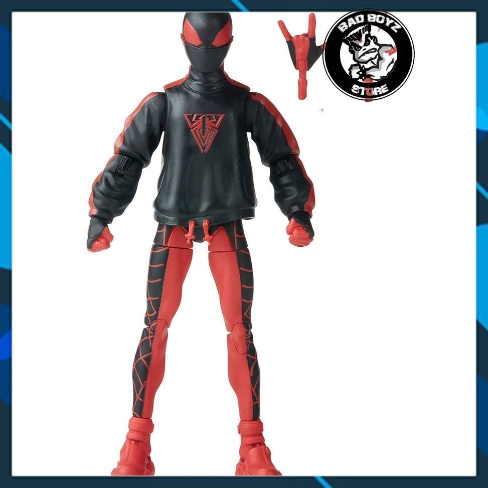 Miles Morales Spider-Man Hasbro Figure ϟ Marvel Legends Series ϟ Miles Morales: Spider-Man - การ์ตูน