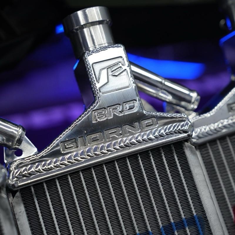 หม้อน้ำอลูมิเนียม BRD หม้อน้ำBRD. Giorno  มี 3 สี    แดง ดำ  นง - รูปที่ 4