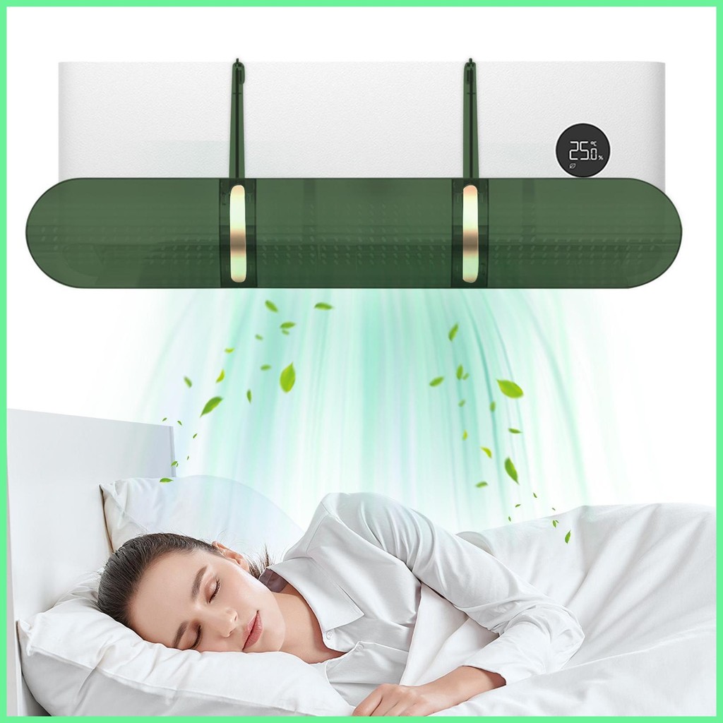 Air Conditioner Deflector Anti Direct Blowing Clear Air Guide AC แยกกระแสกระจกหน้ารถสําหรับ Workplac