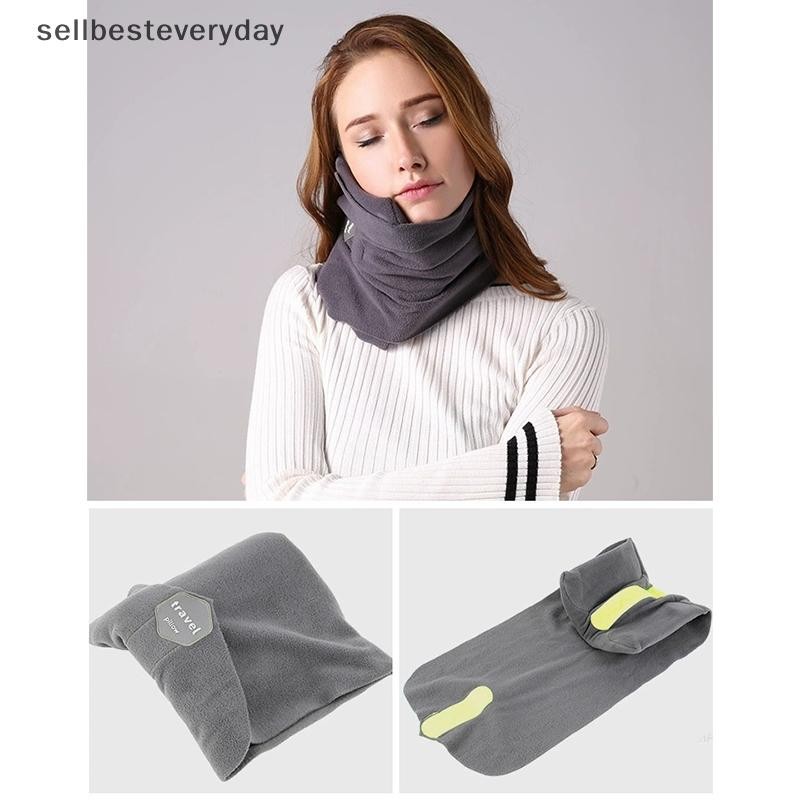 SETH หมอนรองคอนุ่ม VC รูปร่างหมอนป้องกันคอบรรเทาอาการปวดกระดูกแบบพกพา Travel Office Carfy Sleep Headrest Vary