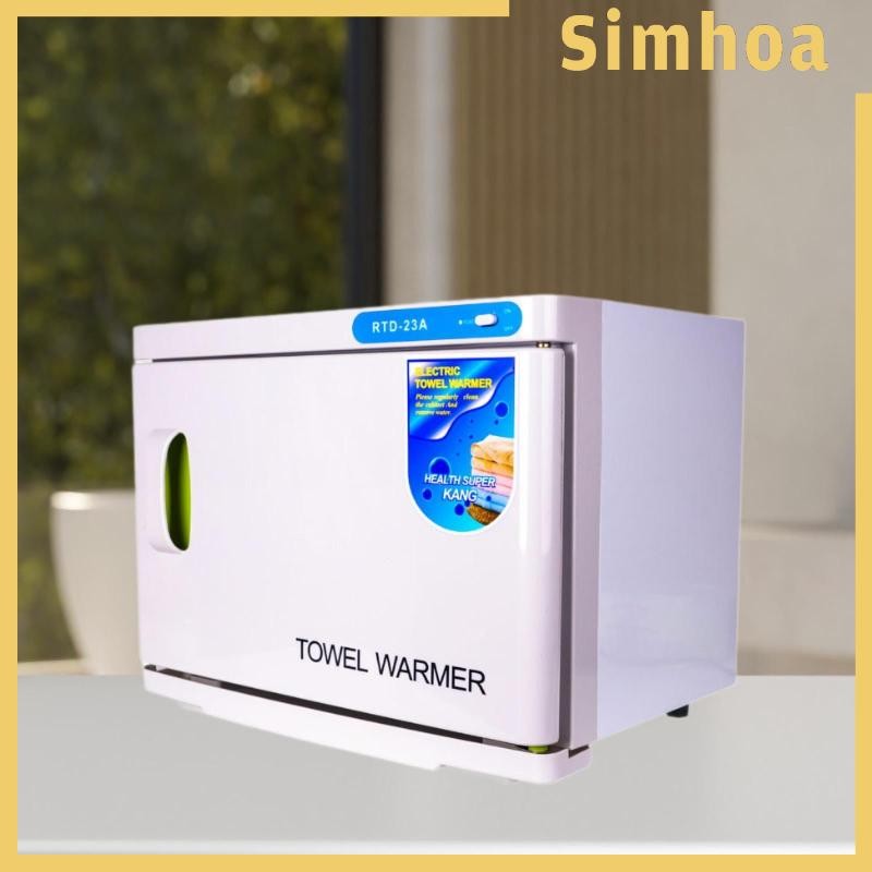 [SIMHOA] Heats up Quick Towel Heater 23L Hot Towel Cabinet 2 in 1 Heated Towel Warmer for SPA Facial