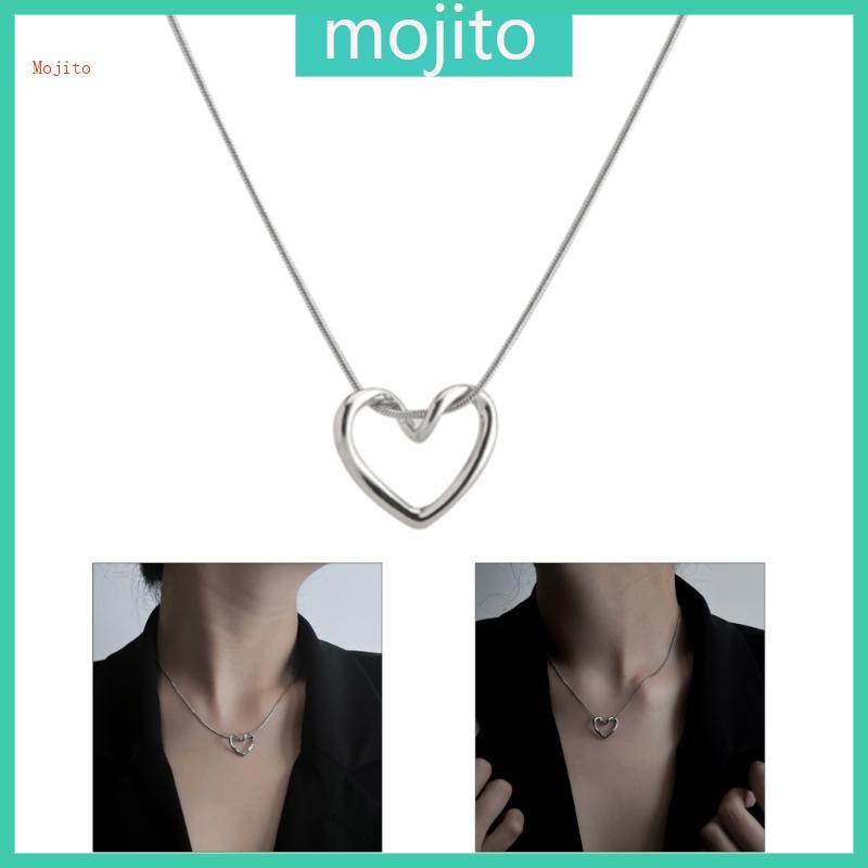 Mojito ลมเย็นเปลี่ยนรักอาวุโสสร้อยคอหญิง Niche Design คอโซ่