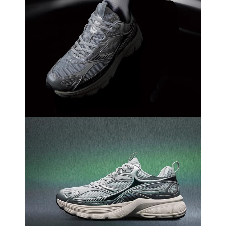【xtep】QIYUAN 2000 | รองเท้าลําลองผู้ชายน้ําหนักเบากีฬารองเท้าพ่อย้อนยุคกลางแจ้ง