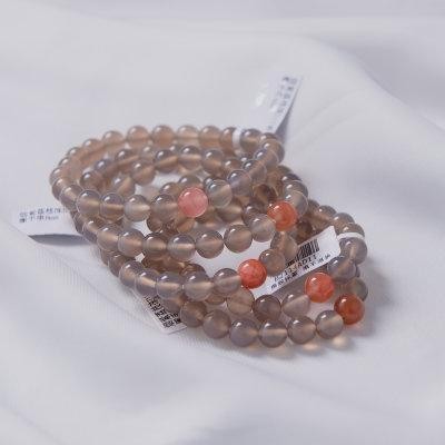 ซิโนสยามSZC117-XCHY24060119 Smokey Purple Lychee Jelly DIY สายห่วงเดี่ยว 8 มม