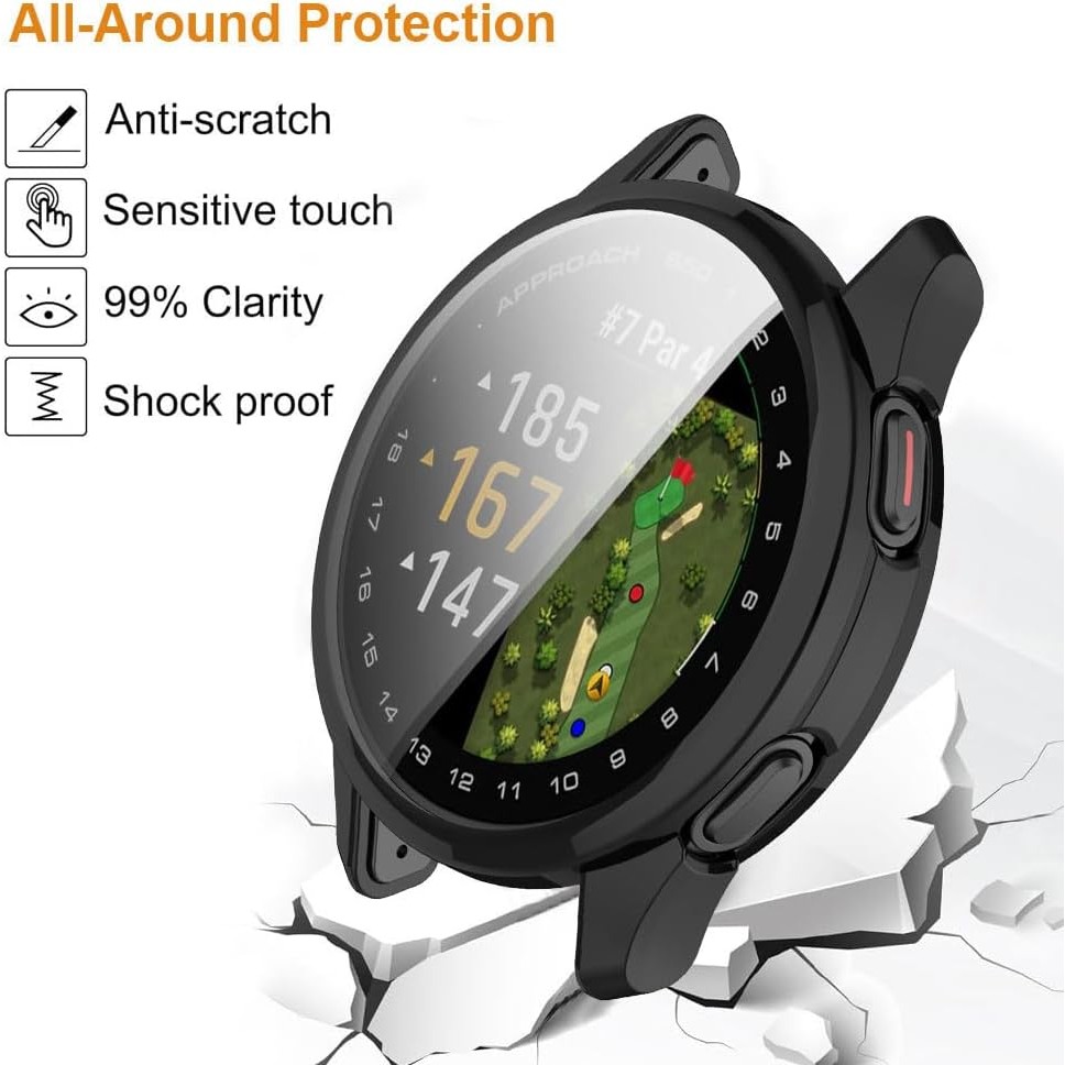 เคสซิลิโคนสําหรับ Garmin Approach S50 TPU เปลือกป้องกันสําหรับ Garmin Approach S50 สมาร์ทนาฬิกาฝาครอบป้องกันนาฬิกา Accessoress ราคา ถูกที่สุด ดีลบีเคเค แกลเลอรีภาพที่ 4