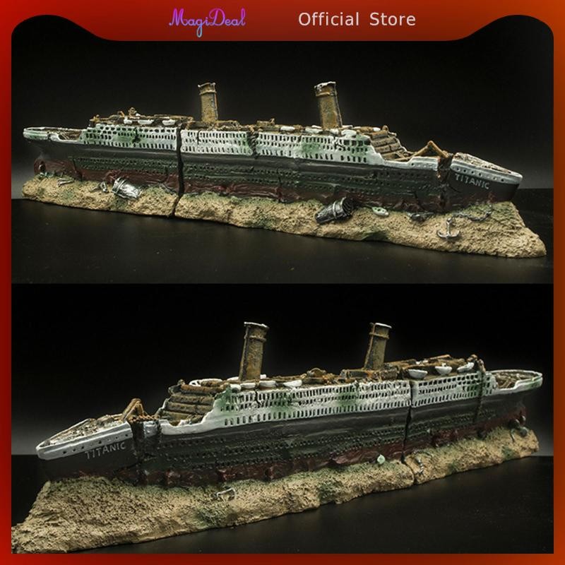 [MAGIDEAL] เรือพิพิธภัณฑ์สัตว์น้ํา Wreck ตกแต่งเรซิ่น Titanic Lost Wrecked Sunken ตกแต่งตกแต่ง Aquarium ภูมิทัศน์ตู้ปลาเครื่องประดับ

<p>“><center></p>
<h4></h4>
<p><p><font color=