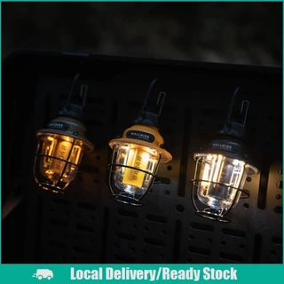 [จัดส่งในพื้นที่] ไฟ LED โดยรอบแบบพกพา Stepless Dimming 30h Max Runtime สําหรับการตกปลาเดินป่า