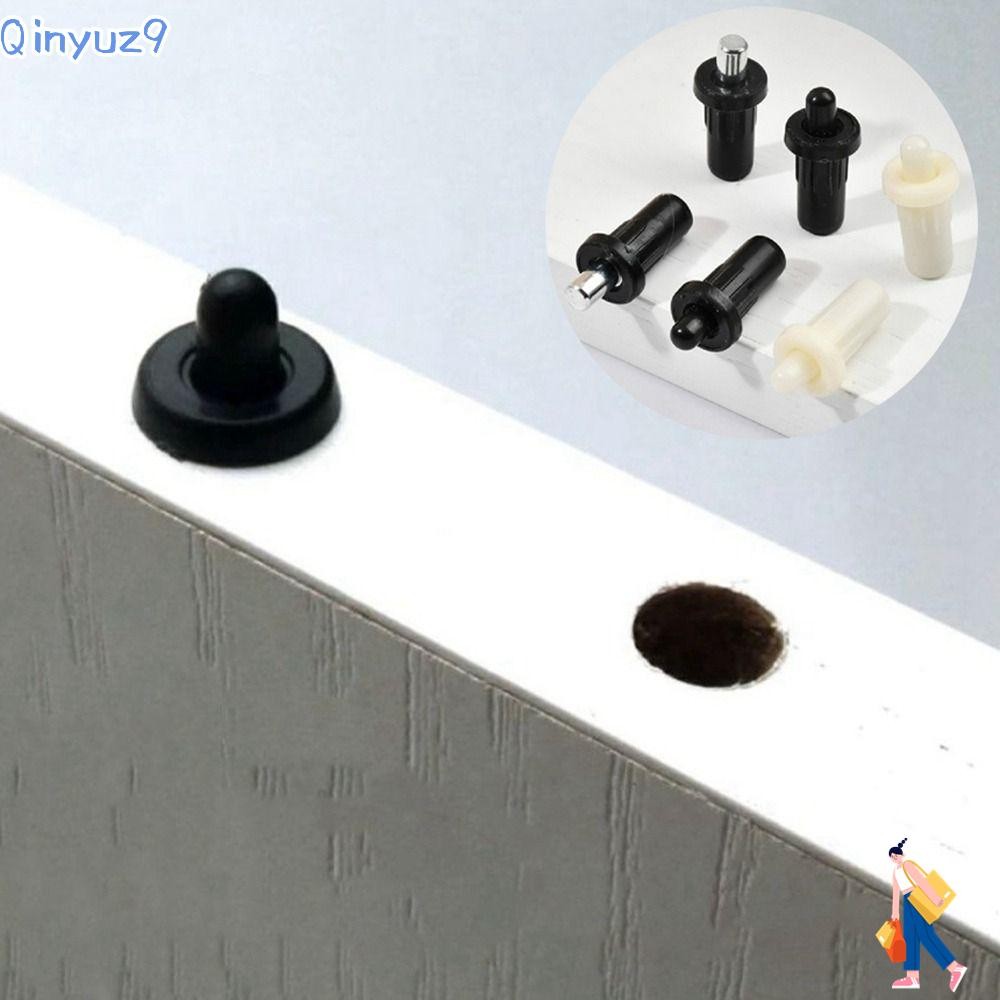 QINYUZ9 10PCS Telescopic Central Axis,พลาสติกเชื่อมต่อประตูฤดูใบไม้ผลิ Pin,เฟอร์นิเจอร์Telescopic Hardware อุปกรณ์เสริมแกนสปริงประตูตู้