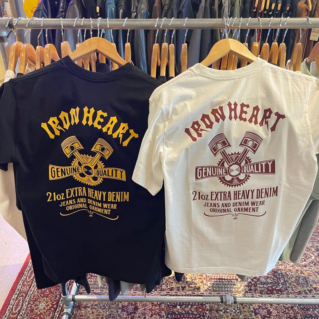 棉 100%- IRON HEART 铁HEART棉 แขนสั้น