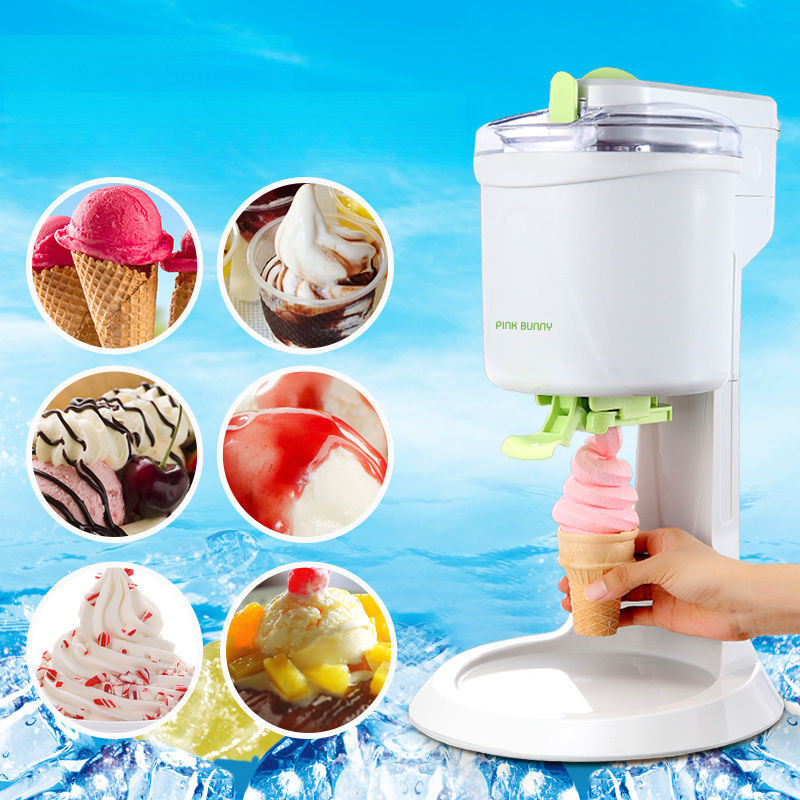 [การจับคู่ฟรีหลายรสชาติ]เครื่องทำไอศกรีมในครัวเรือนเครื่องทำกรวยอัตโนมัติขนาดเล็กเครื่องทำไอศกรีมเครื่องทำไอศกรีมโฮมเมดส
